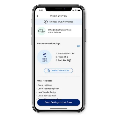 Cricut Hat Press Kappenpresse Soft-Bundle